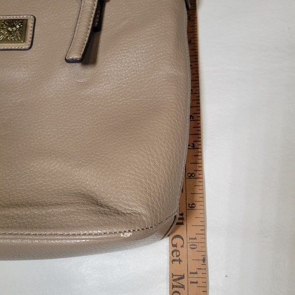 Anne Klein Purse Medium Perfect Tote in Earth Tone Taupe Beige Tan - Picture 6 of 7